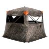 VEVOR Hunting Blind, 270¬∞ See Through Ground Blind, 4-5 Person Pop Up Deer Blind for Hunting with Carrying Bag, Portable Resilient Hunting Tent