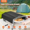 VEVOR Outdoor Pizza Oven, 16-inch, Gas Fired Pizza Maker, Portable Outside Stainless Steel Pizza Grill with 360¬∞ Rotatable Pizza Stone