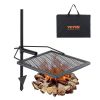 VEVOR Swivel Campfire Grill, Fire Pit Grill Grate over Fire Pits, Heavy Duty Steel Grill Grates, 360¬∞ Adjustable Open Fire Outdoor Cooking Equipment