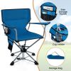 360¬∞ Swivel Hunting Chair Portable Foldable Hunting Chair with Mesh Cup Holder and Storage Pockets